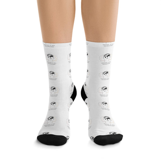 Therapy 4 All - White Socks