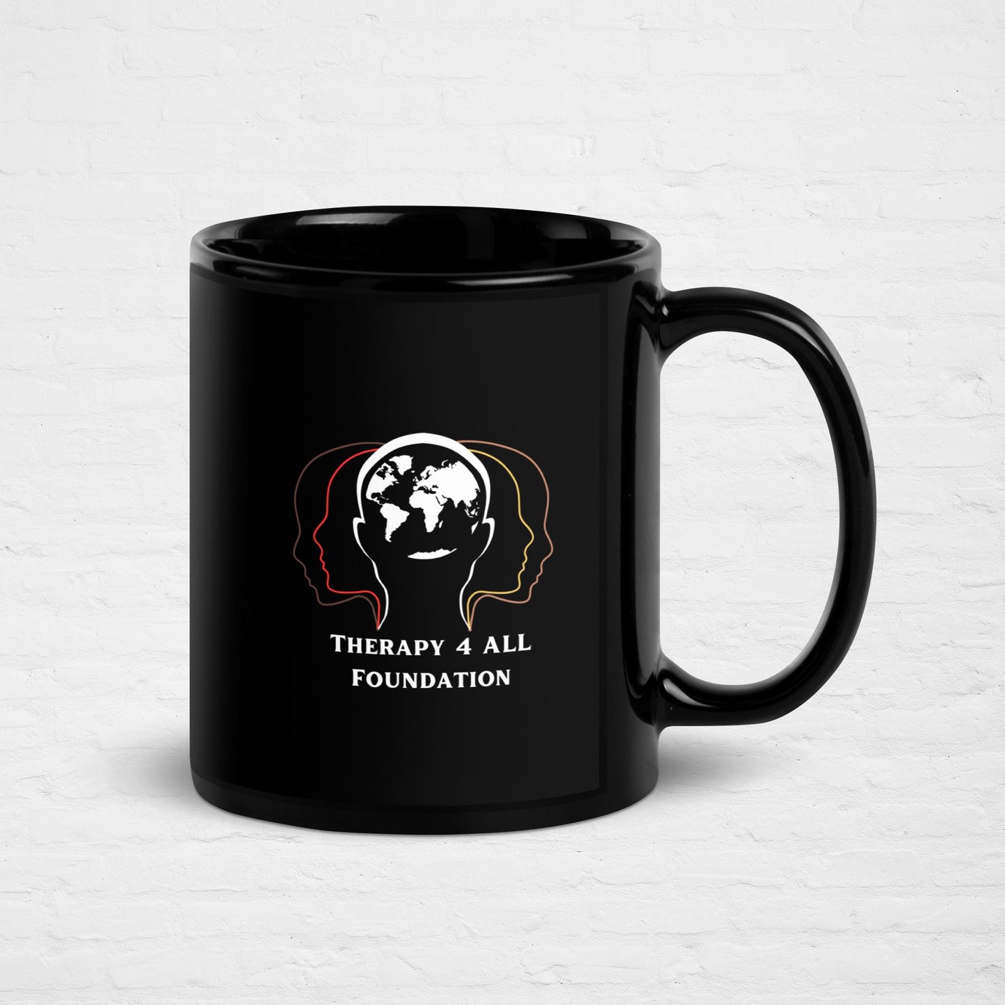 T4ll Black Glossy Mug