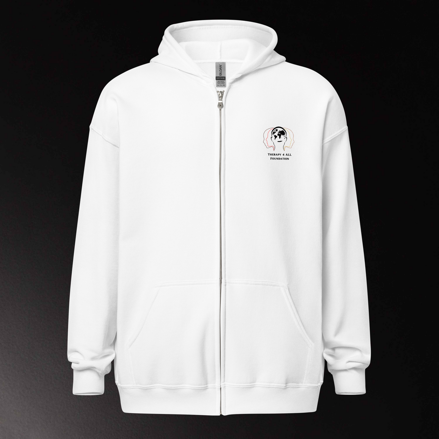 T4ll College Unisex Zip Hoodie